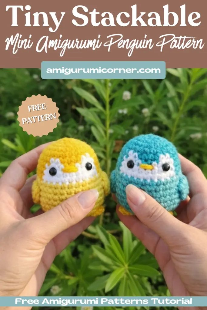 Mini Stackable Chubby Penguin