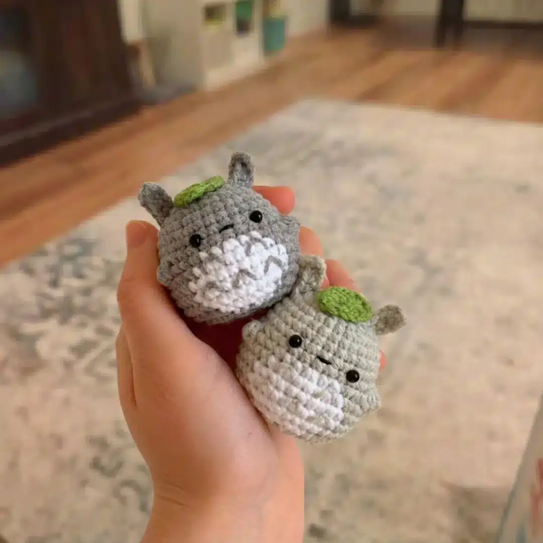 mini totoro crochet pattern