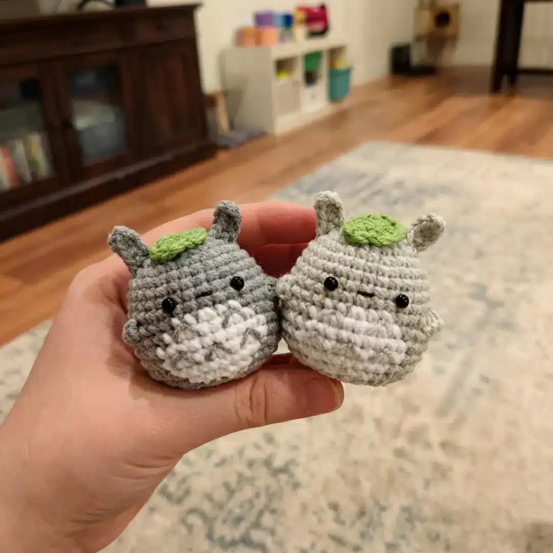 mini totoro crochet pattern