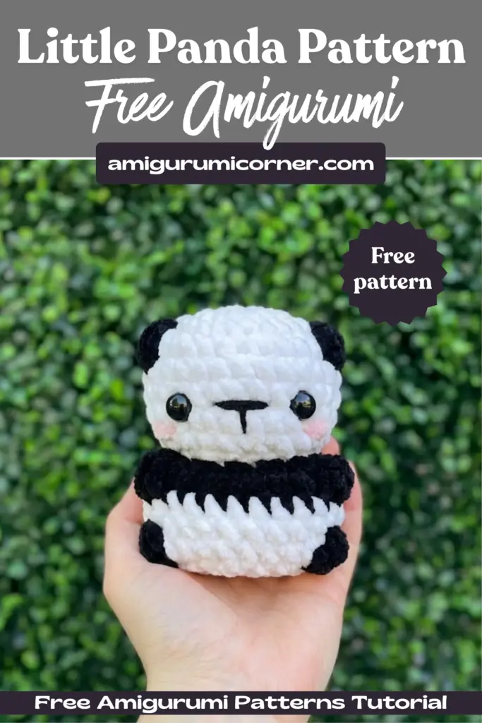 panda crochet pattern