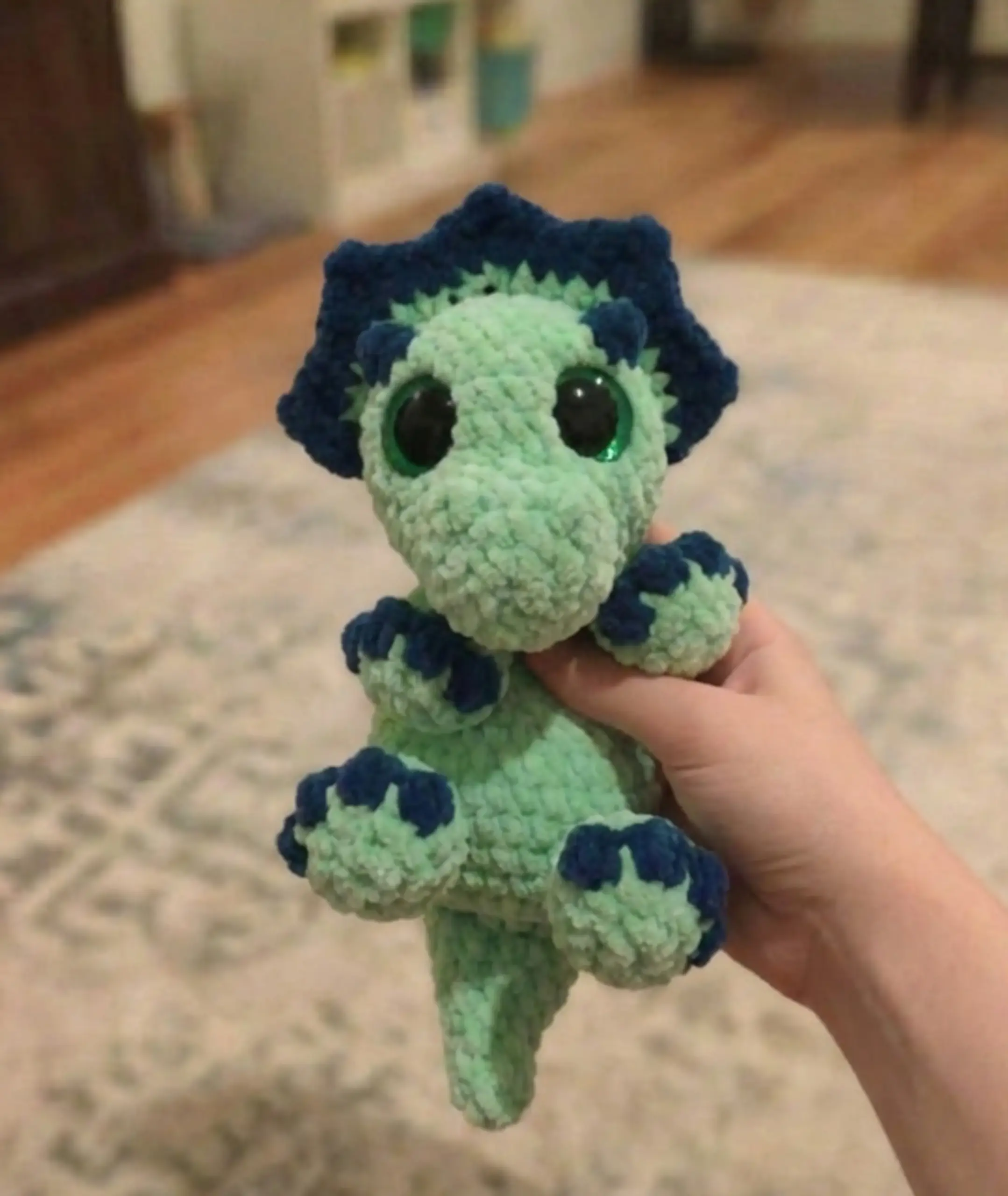 triceratops crochet pattern