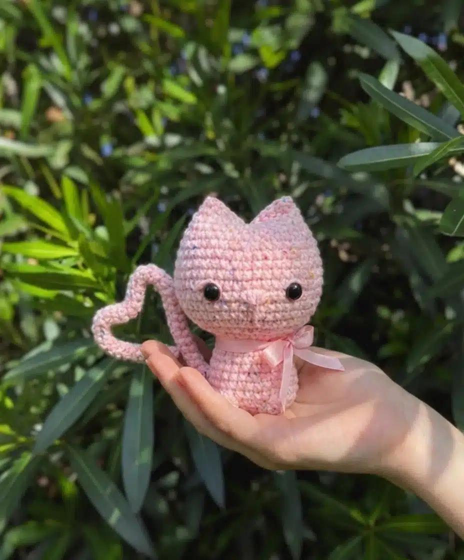 Valentine's Kitten Crochet