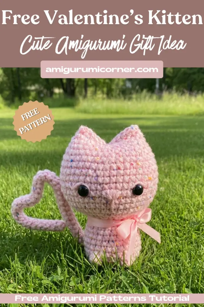 Valentine's Kitten Crochet