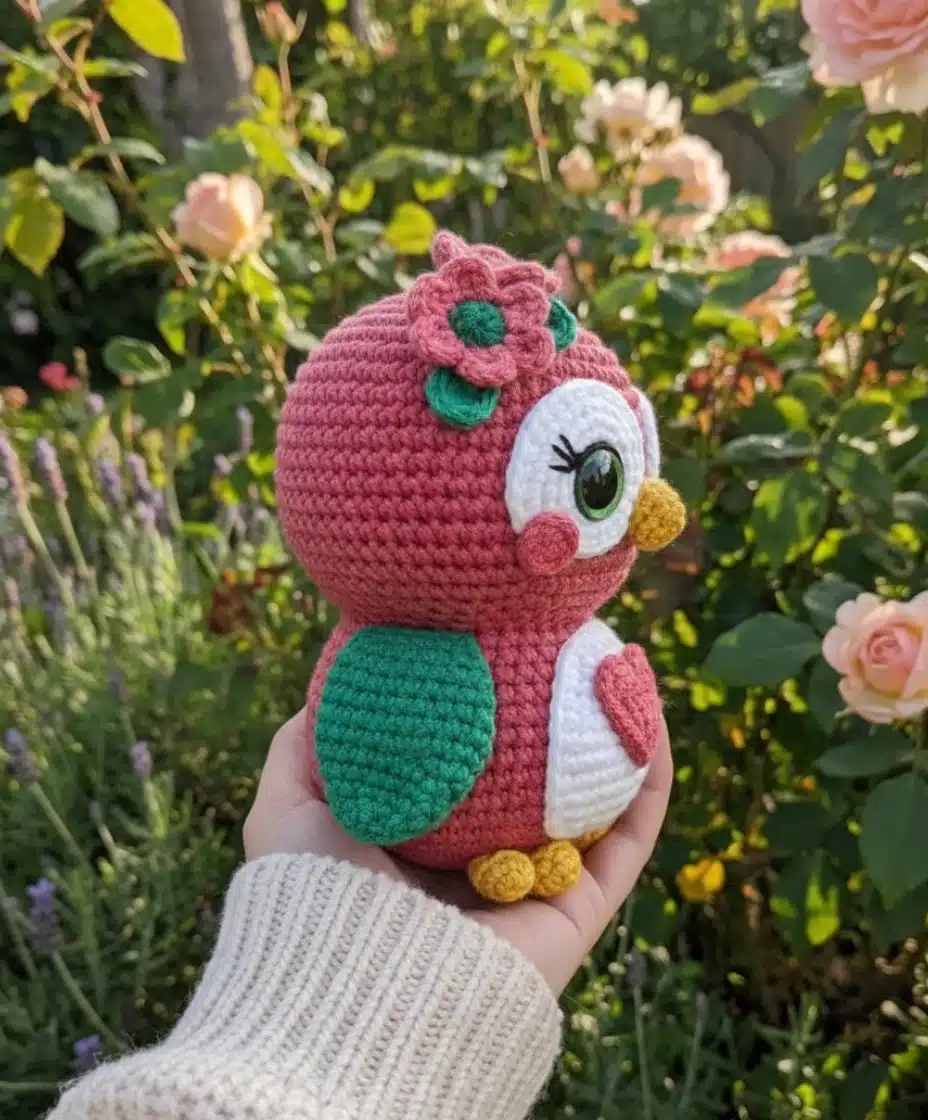 Valentine’s Owl Crochet Pattern