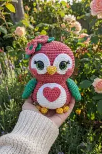 Valentine’s Owl Crochet Pattern