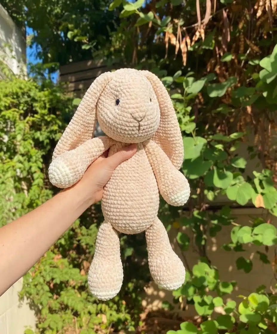 Velvet Crochet Bunny