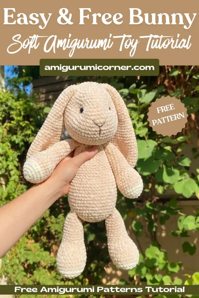 Velvet Crochet Bunny